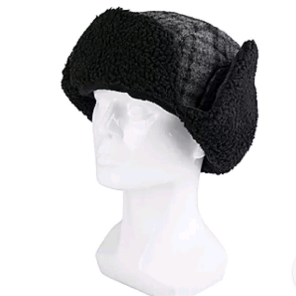 Levi's Charcoal Color Trapper Hat Small/Medium. - Picture 3 of 6